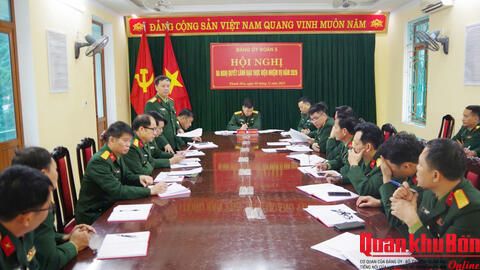 Đảng ủy Đoàn Kinh tế - Quốc phòng 5 lãnh đạo hoàn thành tốt nhiệm vụ năm 2025