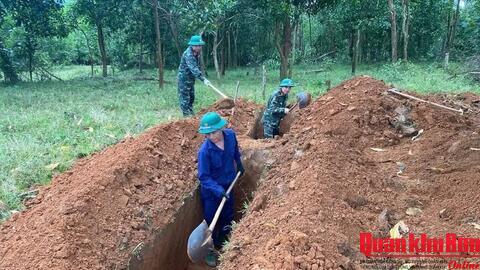 Đội quy tập hài cốt liệt sĩ Đoàn Kinh tế - Quốc phòng 337 quy tập 02 hài cốt liệt sĩ