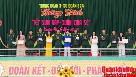Trung đoàn 3, Sư đoàn 324 tổ chức Chương trình “Tết sum vầy - Xuân chia sẻ”