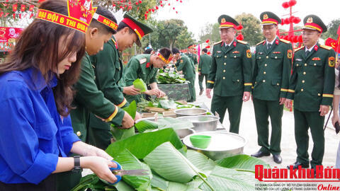 Rộn ràng “Xuân chiến sĩ” ở Sư đoàn 968