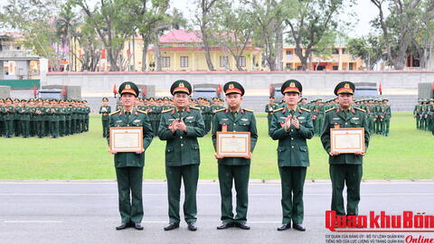 Sư đoàn 324 (Quân khu 4) tổ chức Lễ ra quân huấn luyện năm 2026