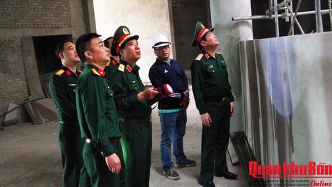 Cục Chính trị Quân khu 4, kiểm tra, khảo sát công trình Bảo tàng Quân khu và Đoàn An điều dưỡng 40