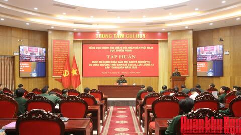 Quân khu 4 tổ chức Cuộc thi chính luận bảo vệ nền tảng tư tưởng của Đảng năm 2026