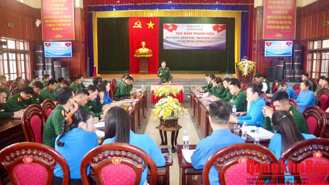 Lữ đoàn Phòng không 283 tổ chức tọa đàm thanh niên và phát động phong trào “3 tiên phong quyết thắng”