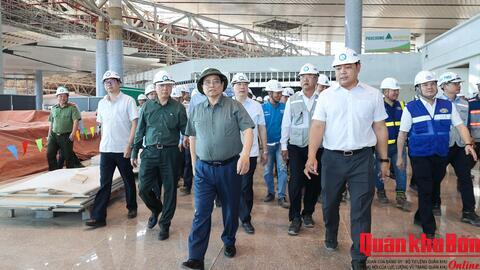 Thủ tướng Phạm Minh Chính: Khai thác thương mại sân bay Long Thành vào cuối năm 2026