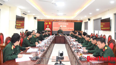 Đảng ủy Cục Chính trị Quân khu 4 lãnh đạo hoàn thành tốt nhiệm vụ quý 1 năm 2026