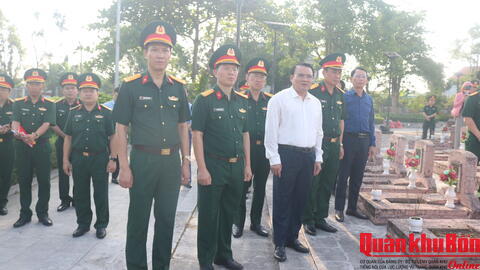 Nghệ An: Lấy mẫu sinh phẩm hài cốt liệt sĩ chưa xác định được danh tính để giám định ADN