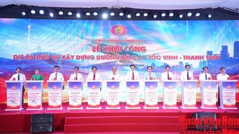 Nghệ An: Khởi công cao tốc Vinh - Thanh Thủy
