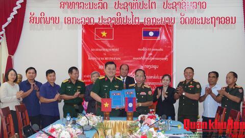 Ban chỉ đạo 515 thành phố Huế hội đàm với Ban công tác đặc biệt tỉnh Se Kong - Lào
