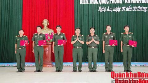 Trung đoàn 335, Sư đoàn 324, Quân khu 4 bồi dưỡng kiến thức quốc phòng, an ninh đối tượng 4