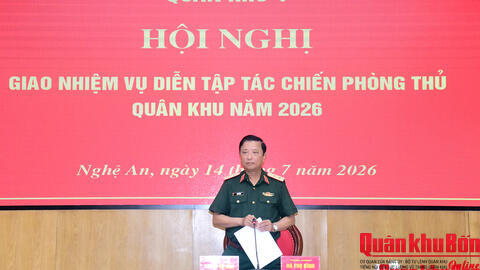 Quân khu 4 sẵn sàng cho Diễn tập tác chiến phòng thủ năm 2026