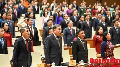 Khai mạc trọng thể Kỳ họp không thường lệ thứ nhất, Quốc hội khóa XVI
