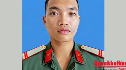 Truy tặng Huân chương Bảo vệ Tổ quốc hạng Ba đối với Trung sĩ Cao Tuấn Anh