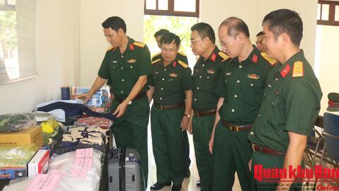 Ban Chỉ đạo Quân khu 4 kiểm tra công tác chuẩn bị làm nhiệm vụ quy tập mùa khô 2026 – 2027 tại Nghệ An