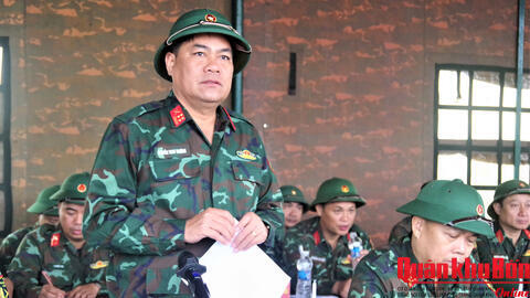 Quân khu 4 thông qua phương án trong diễn tập tại Hà Tĩnh