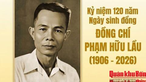 Kỷ niệm 120 năm ngày sinh đồng chí Phạm Hữu Lầu (1906 - 2026): Đồng chí Phạm Hữu Lầu - Nhà lãnh đạo tài năng, tận tụy