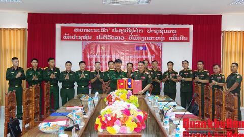 Sư đoàn 968 (Quân khu 4) và Sư đoàn 4 (Quân đội nhân dân Lào) tổ chức hội nghị thường niên năm 2026
