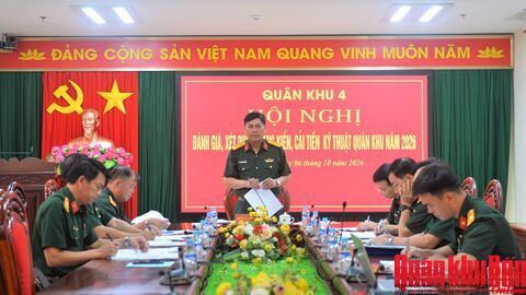 Quân khu 4: Đánh giá, xét duyệt sáng kiến cải tiến kỹ thuật năm 2026
