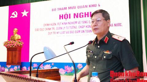 Bộ Tham mưu Quân khu 4: Nâng cao chất lượng giáo dục chính trị, quản lý tư tưởng