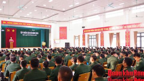 Sư đoàn 324 (Quân khu 4) khai mạc tập huấn cán bộ năm 2026