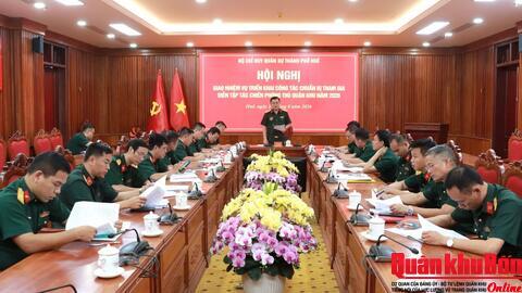 Thành phố Huế: giao nhiệm vụ tham gia diễn tập tác chiến phòng thủ Quân khu năm 2026