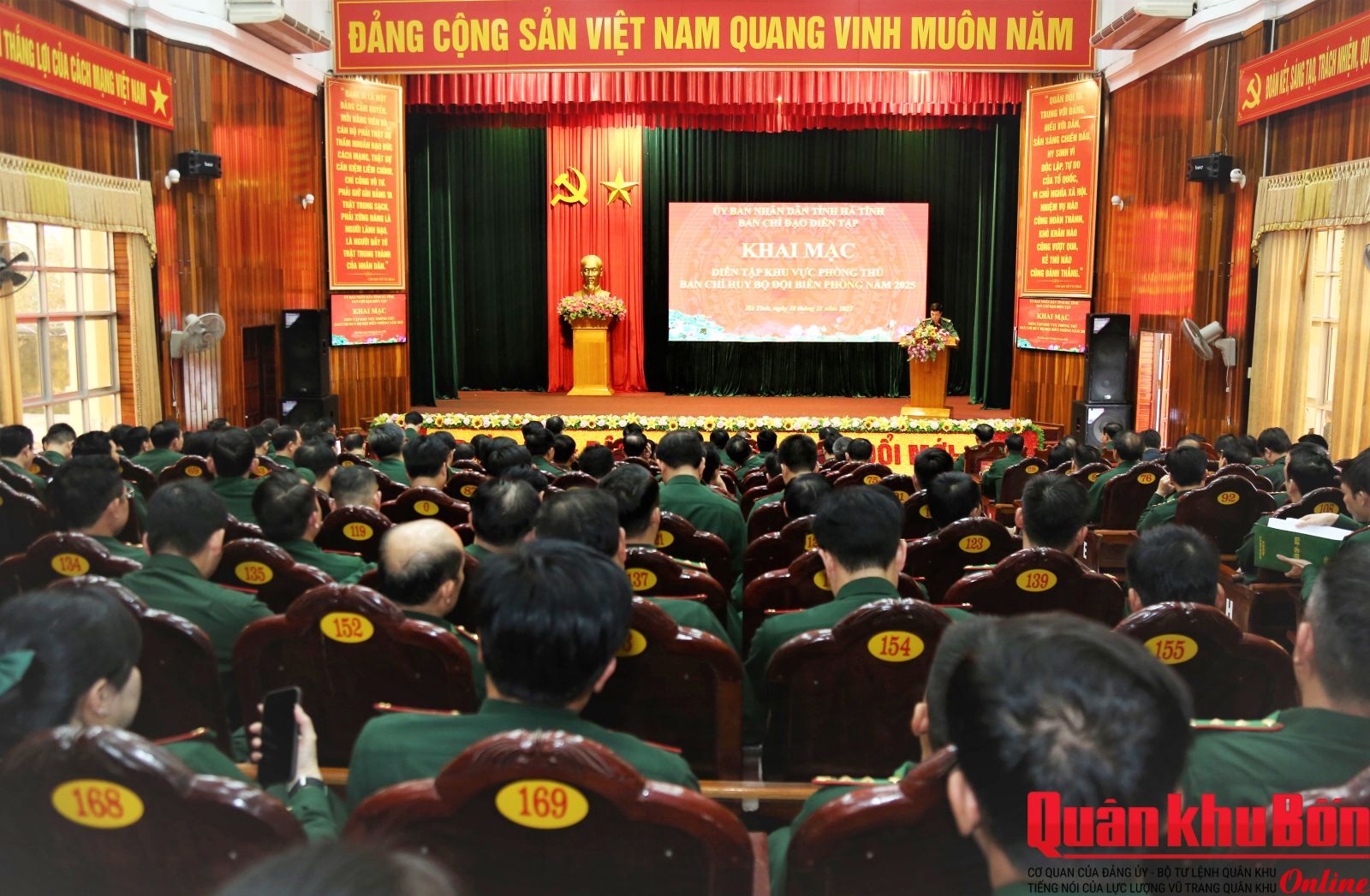 Khai mạc diễn tập Khu vực phòng thủ Ban Chỉ huy Bộ đội Biên phòng tỉnh Hà Tĩnh năm 2025