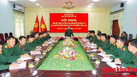 Sư đoàn 968 tổng kết công tác bầu cử