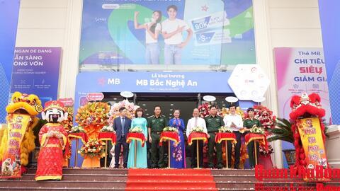 Khai trương chi nhánh MB Bắc Nghệ An