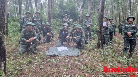 Trung đoàn Bộ binh 842 hoàn thành tốt nhiệm vụ diễn tập chiến thuật vòng tổng hợp năm 2025