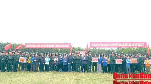 Trung đoàn 3 (Sư đoàn 324, Quân khu 4) thực hiện tốt hành quân dã ngoại làm công tác dân vận