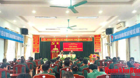 Cục Hậu cần - Kỹ thuật Quân khu 4 đối thoại dân chủ với cán bộ, chiến sĩ Kho K1