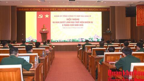 Đảng ủy Tổng Công ty Hợp tác kinh tế lãnh đạo thực hiện tốt nhiệm vụ 6 tháng đầu năm 2026