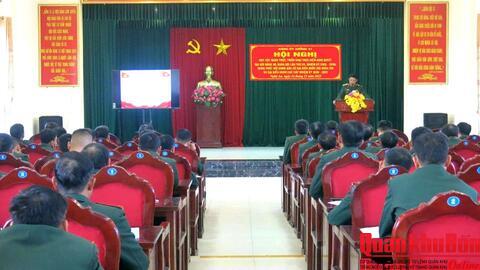 Đảng ủy Xưởng 41 (Cục Hậu cần - Kỹ thuật Quân khu 4) học tập, quán triệt, triển khai thực hiện Nghị quyết Đại hội Đảng bộ Quân đội lần thứ XII