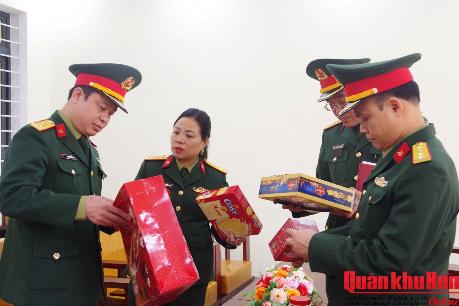 Kiểm tra công tác bảo đảm quân nhu tại Trung đoàn 764