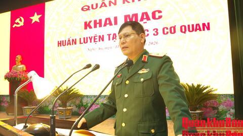 Khai mạc huấn luyện tại chức cơ quan Quân khu 4 năm 2026
