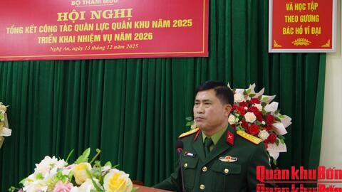 Quân khu 4: Triển khai nhiệm vụ Quân lực năm 2026