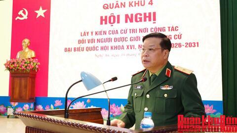 TIỂU SỬ THIẾU TƯỚNG NGÔ NAM CƯỜNG, PHÓ TƯ LỆNH QUÂN KHU 4