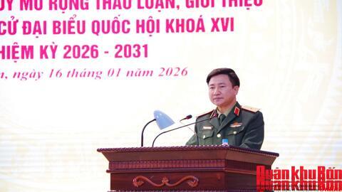 Quân khu 4: Thiếu tướng Nguyễn Ngọc Hà, Thiếu tướng Ngô Nam Cường ứng cử đại biểu Quốc hội khóa XVI với sự tín nhiệm tuyệt đối