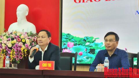 Nghệ An: Giao ban Báo chí tháng 12 năm 2025