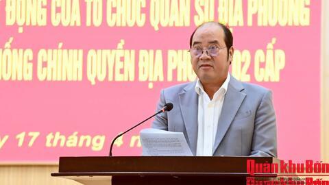 Bộ đội Biên phòng thành phố Huế rút kinh nghiệm hoạt động trong mô hình chính quyền địa phương hai cấp