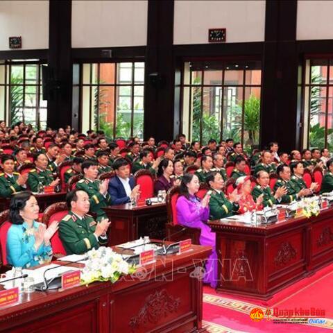 Tuyên dương điển hình tiên tiến trong phụ nữ Quân đội giai đoạn 2020 - 2025