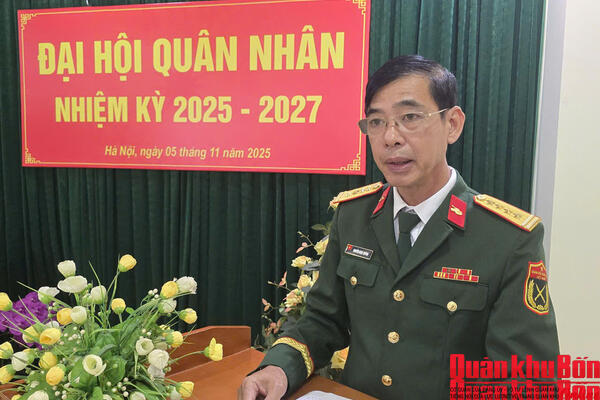 Khoa Binh chủng, Học viện Chính trị: Tổ chức thành công Đại hội quân nhân, nhiệm kỳ 2025 - 2027
