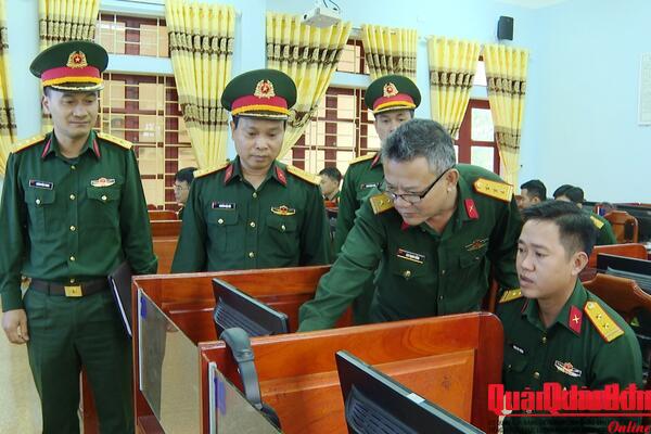 Trường Quân sự Quân khu 4 - Chuyển đổi số nâng cao chất lượng giáo dục, đào tạo