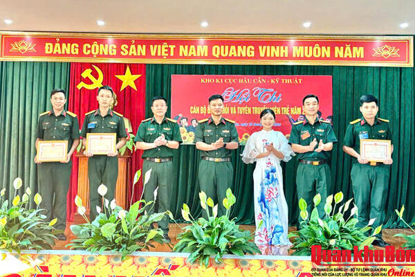 Kho K1, Cục Hậu cần - Kỹ thuật Quân khu 4: Hội thi cán bộ Đoàn giỏi, tuyên truyền viên trẻ năm 2026