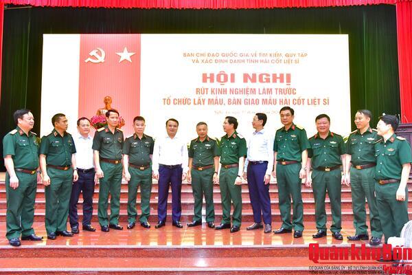 Rút kinh nghiệm làm trước tổ chức lấy mẫu, bàn giao mẫu hài cốt liệt sĩ