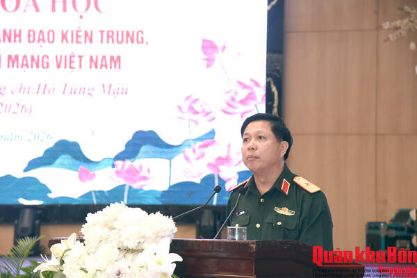 “Những đóng góp của đồng chí Hồ Tùng Mậu trên cương vị Chính trị Ủy viên Chiến khu 4”