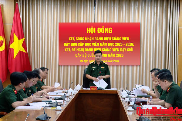 Học viện Chính trị xét công nhận giảng viên dạy giỏi