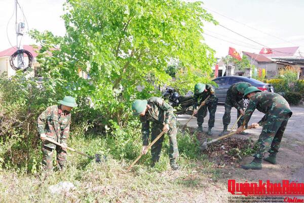 Đoàn cơ sở Trung đoàn 19, Sư đoàn 968 tham gia Chiến dịch Thanh niên tình nguyện Hè