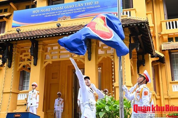 Lễ thượng cờ kỷ niệm 59 năm Ngày thành lập ASEAN