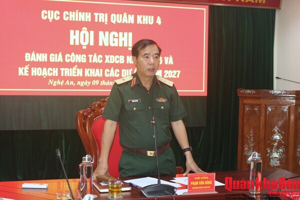 Cục Chính trị Quân khu 4 đánh giá công tác xây dựng cơ bản năm 2026 và kế hoạch triển khai các dự án năm 2027